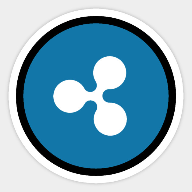 Ripple Logo Large Ripple Sticker TeePublic